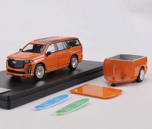 Load image into Gallery viewer, Shadow 1:64 Orange Escalade Cut Body Trailer Sport Model Diecast Metal Car New Collection
