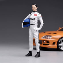 Load image into Gallery viewer, 1:24 Painted Figure Model Miniature Resin Diorama Racer Racing Driver Man Helmet
