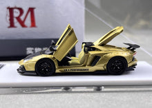 Load image into Gallery viewer, RM 1:64 Gold Aventador LP700-4 LBWK Sports Model Diecast Metal Car New Collection
