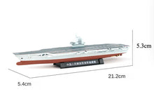 Load image into Gallery viewer, XCARTOYS 1:1500 Military Fujian Aircraft Carrier Model Diecast Metal New Collection
