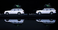 Load image into Gallery viewer, Mortal 1:64 S124 E300 Wagon Roof Bike Classic Model Diecast Metal Car New
