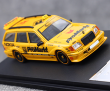 Load image into Gallery viewer, Mortal 1:64 Yellow Taxi S124 MODEII EVO2 Sport Wagon Model Diecast Metal Car
