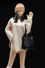Load image into Gallery viewer, 1:64 Painted Figure Mini Model Miniature Resin Diorama Sand Trendy Girl Sweater New
