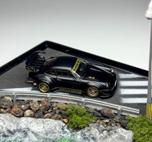 Load image into Gallery viewer, AR 1:64 Black RWB 930 Classic Sports Open Model Diecast Metal Car New Collection
