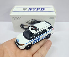 Load image into Gallery viewer, 1:64 596 White Explorer State Police SUV Sports Model Diecast Metal Car New Collection
