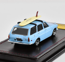 Load image into Gallery viewer, IG 1:64 Blue Datsun Wagon Bluebird 510 Sports Model Diecast Resin Car New
