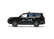 Load image into Gallery viewer, Masdi 1:64 Police Black LX570 Luxury ORV SUV Sport Model Diecast Metal Car New Collection
