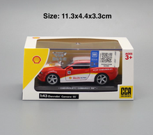 Load image into Gallery viewer, CCA 1:43 Orange Shell Camaro SS Muscle Racing Sports Model Diecast Metal Car
