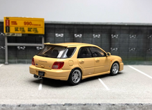 Load image into Gallery viewer, 1:64 Furuya HEC Yellow Impreza WRX STI VII 7 Wagon Model Diecast Metal Car
