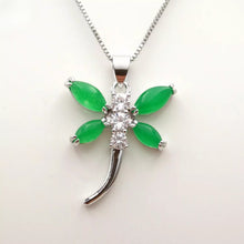 Load image into Gallery viewer, Nature Jade Draganfly Pendant Necklace Gift For Woman Jewelry charm Blessing F
