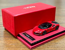 Load image into Gallery viewer, ART 1:64 Red SF90 Stradale Hard Top Sports Model Diecast Resin Car New Collection
