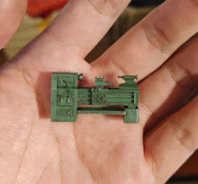 Load image into Gallery viewer, 1:64 Painted Figure Model Miniature Resin Sand Toy Machine Tool Lathe Distress
