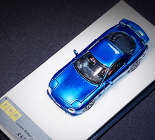 Load image into Gallery viewer, PGM 1:64 Blue JDM RX7 FD 3S Racing Sports Model Diecast Metal Car New Collection
