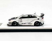 Load image into Gallery viewer, 404Error 1:64 White Carbon Lancer EVO X Varis Sports Model Diecast Resin Car

