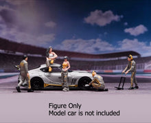 Load image into Gallery viewer, 1:64 Painted Figure Model Miniature Resin Diorama Scene Repair Racing People Set
