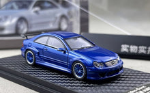 Load image into Gallery viewer, Fine 1:64 Blue CLK DTM Widebody Coupe Sports Model Diecast Metal Car New Collection

