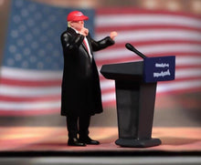 Load image into Gallery viewer, 1:64 Painted Figure Model Miniature Resin Diorama Sand Cap Coat Suit Man Rostrum New Collection
