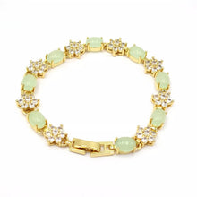 Load image into Gallery viewer, Nature Jade Beaded Bracelet Jewelry Blessing Lucky Fortune Gift For Her Lime G
