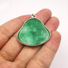 Load image into Gallery viewer, Nature Jade Laughing Budha Pendant Necklace Gift Jewelry charm Blessing Lucky S
