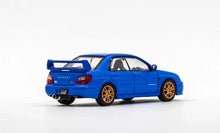 Load image into Gallery viewer, 1:64 Furuya Blue Impreza WRX STI VIII 8 Sedan Sport Model Diecast Metal Car
