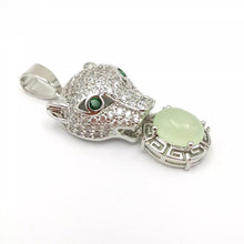 Load image into Gallery viewer, Nature Jade Leopard Pendant Necklace Gift For Woman Jewelry charm Blessing e
