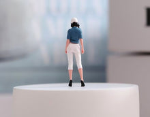 Load image into Gallery viewer, 1:64 Painted Figure Model Miniature Resin Diorama Sand Casual Trendy Girl Lady
