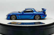 Load image into Gallery viewer, PGM 1:64 Blue JDM RX7 FD 3S Round Racing Sports Model Diecast Metal Car New Collection
