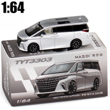 Load image into Gallery viewer, Masdi 1:64 Silver 2023 Alphard Mini Van MPV Sports Model Diecast Metal Car New Collection
