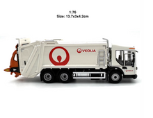 Load image into Gallery viewer, OXFORD 1:76 White Dennis Garbage Collection Truck Model Diecast Metal Car New
