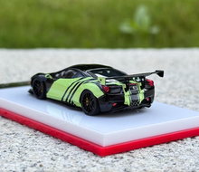 Load image into Gallery viewer, Scalemini 1:64 Black 458 LBWK Racing Sports Model Diecast Resin Car New
