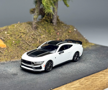 Load image into Gallery viewer, CM 1:64 White Mustang Dark Horse Coupe Sports Model Diecast Metal Car New Collection
