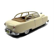 Load image into Gallery viewer, 1:87 Beige 1950 Nash Convertible Classic Sports Model Diecast Metal Car New Collection
