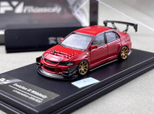 Load image into Gallery viewer, FY 1:64 Red Lancer EVO Evolution 9 IX Widebody Sports Model Diecast Metal Car

