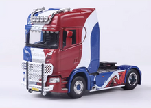 Load image into Gallery viewer, GCD 1:64 Red Blue Scania S730 Tractor Unit Truck Model Diecast Metal Car New
