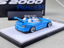 Load image into Gallery viewer, MT 1:64 JDM Blue S2000 Pandem Convertible Sports Model Diecast Metal Car New Collection
