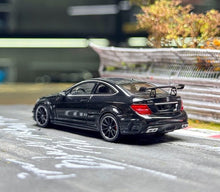 Load image into Gallery viewer, CG 1:64 Black C63 BS Coupe W204 Widebody Sports Model Diecast Metal Car New Collection
