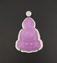 Load image into Gallery viewer, Nature Jade Guanyin Pendant Necklace Gift Jewelry charm Blessing Luck Jewelry d
