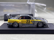 Load image into Gallery viewer, SW 1:64 Varnish Skyline GTR ER34 LBWK #23 Sports Model Diecast Metal Car New Collection
