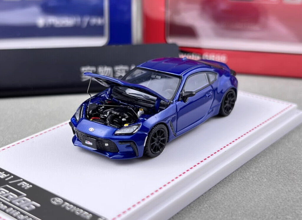 FH 1:64 Blue JDM GR86 ZN8 Coupe Sports Model Diecast Metal Car New Collection