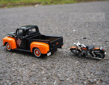 Load image into Gallery viewer, Maisto 1:241958 FLH Duo Glide 1948 F1 Pickup Truck Motorcycle Model Toy Metal
