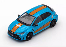 Load image into Gallery viewer, GCD 1:64 JDM Blue Gulf GR Corolla Hatchback Sports Model Metal Diecast Car New Collection
