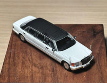 Load image into Gallery viewer, MZS 1:64 HEC White W126 1000Sel  Luxury Limousine Model Diecast Metal Car New Collection
