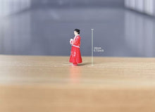 Load image into Gallery viewer, 1:64 Painted Figure Model Miniature Resin Diorama Sand Chinese Style Girl Kid
