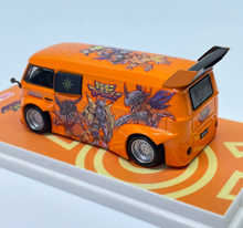 Load image into Gallery viewer, CC 1:64 Orange Dinosaur VW T1 Widebody Van Sports Model Diecast Metal Car New Collection
