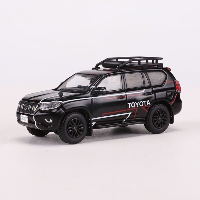 GCD 1:64 Rally Land Cruiser LC150 Prado Off Road SUV Model Diecast Met ...
