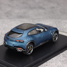 Load image into Gallery viewer, Funny 1:64 Matte Blue F Purosangue SUV Luxury Sports Model Diecast Metal Car
