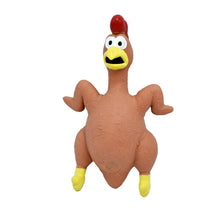 Load image into Gallery viewer, Dog Squeaky Toys Chew Puppy Rubber Chicken Pet Breeds Play Fetch Safe Durable
