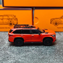 Load image into Gallery viewer, GCD 1:64 Orange Sequdia TRD Pro SUV ORV Sports Model Diecast Metal Car New Collection
