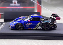 Load image into Gallery viewer, SR 1:64 Blue 911 GT3 R #14 Racing Sports Model Diecast Metal Car New Collection
