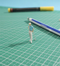 Load image into Gallery viewer, 1:64 Painted Figure Model Miniature Resin Diorama Sand Toy Golf Sport Scene Man
